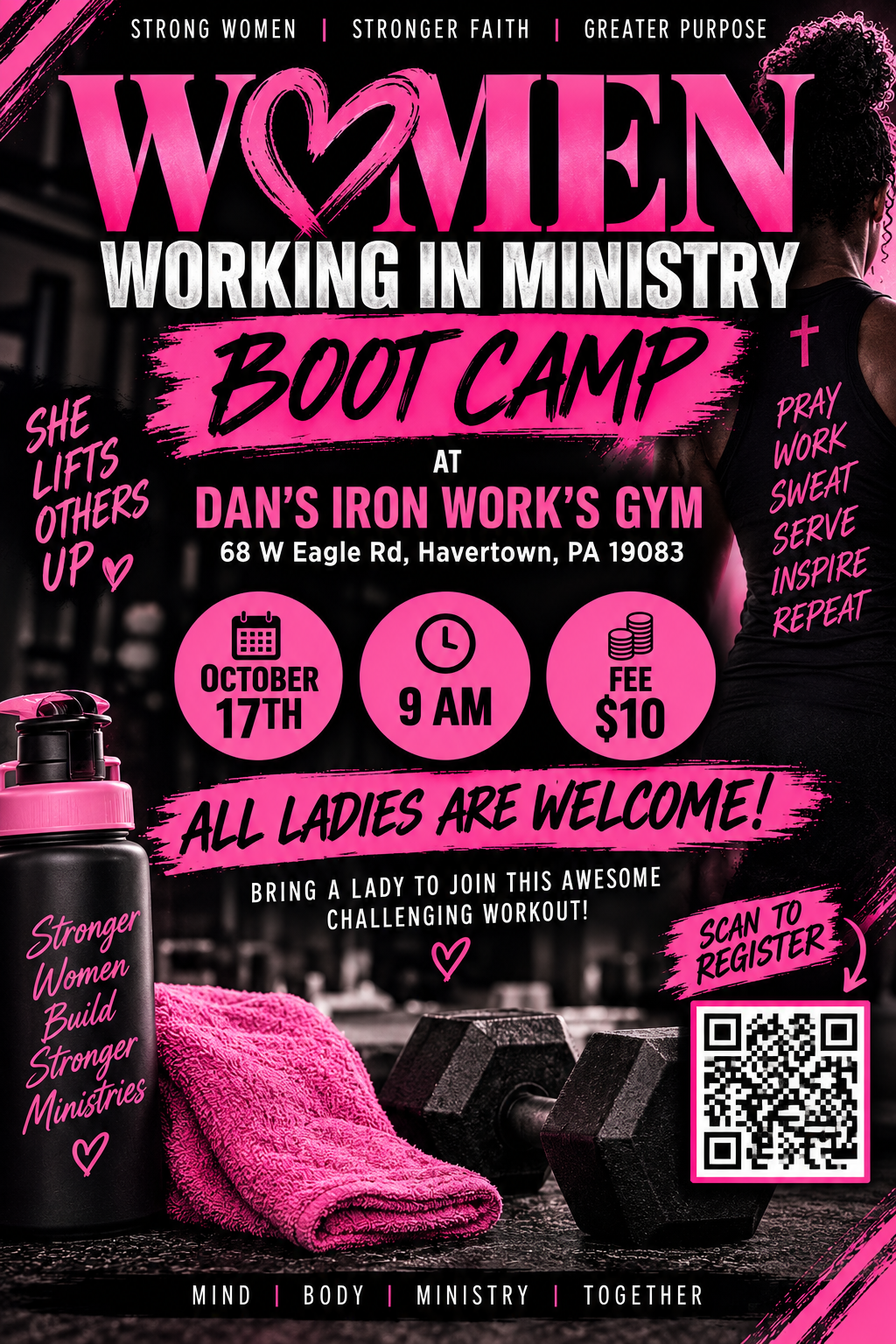Event flyer: Copy of Updated Women's Bootcamp